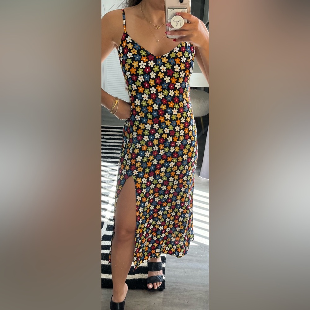 Reformation floral print dress
